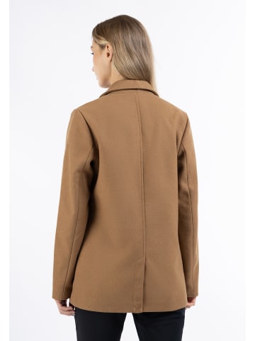 DreiMaster Damen Langer Blazer Aus Wollgemisch in Sand