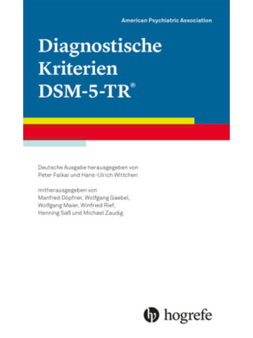 Hogrefe Buch - Diagnostische Kriterien DSM-5-TR®