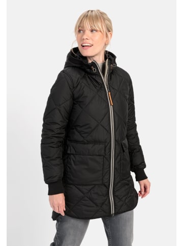 Camel Active Steppmantel aus recyceltem Polyester in Schwarz