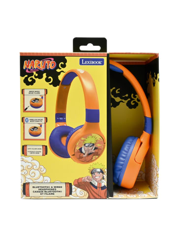 LEXIBOOK® Naruto 2-in-1 Bluetooth® & Kabel-Kopfhörer faltbar