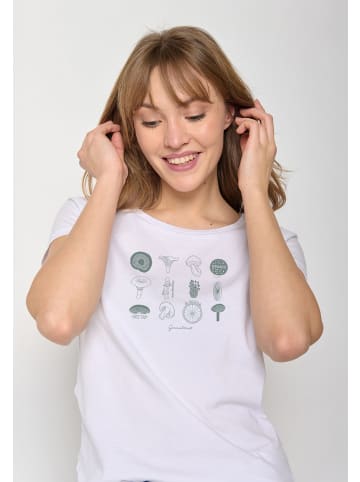 GreenBomb Loves Bike Mushrooms 2 in Weiß