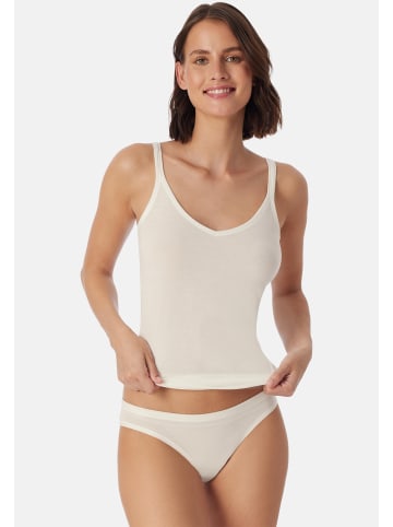 Schiesser Mini Slip Personal Fit in Creme / dunkelblau