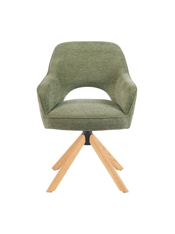 DUBI Möbel 2er-Set: Drehstuhl Mika-Lara in Grün - (B)60 x (H)87 x  (T)65 cm