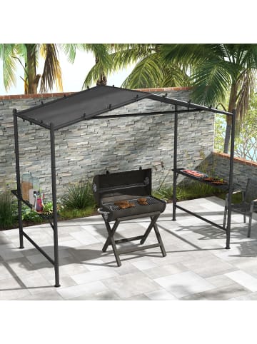 Outsunny Pavillon 277L x 149B x 230H cm Dunkelgrau