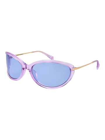 Ana Hickmann Frauen Sonnenbrille Oval Lila