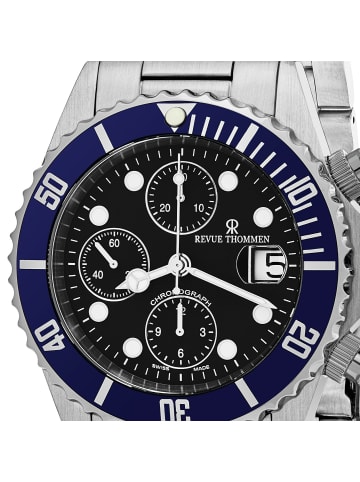 Revue Thommen Automatikuhr für Herren in silber