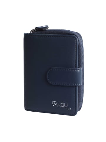 VARGU Echtleder Geldbörse VINEM 1-A mono in navy