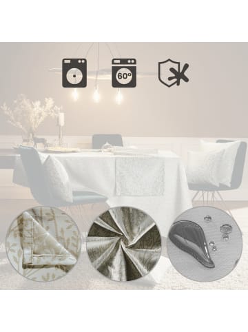 Erwin Müller Jacquard Serviette 2er-Pack Malaga in creme