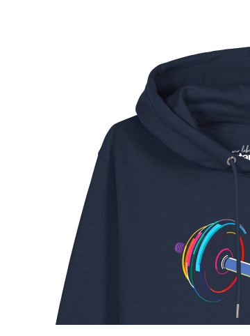 wat? Apparel Sweatshirt 80s Hantel in Dunkelblau