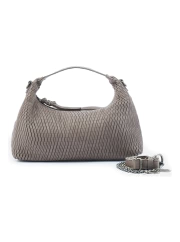FREDs BRUDER Soft Cut Handtasche Leder 35 cm in muddy khaki brown