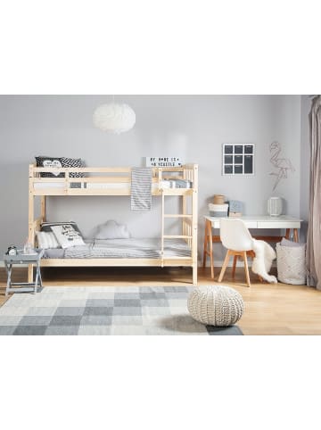 Beliani Kinderbett REVIN in Braun - (W) 97 x (H) 150 x (L) 208 cm