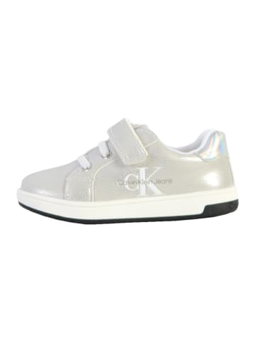 Calvin Klein Sneakers mit Schnürsenkeln Jeans Grau