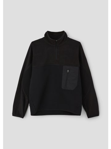 S. Oliver Sweatshirt langarm in Schwarz