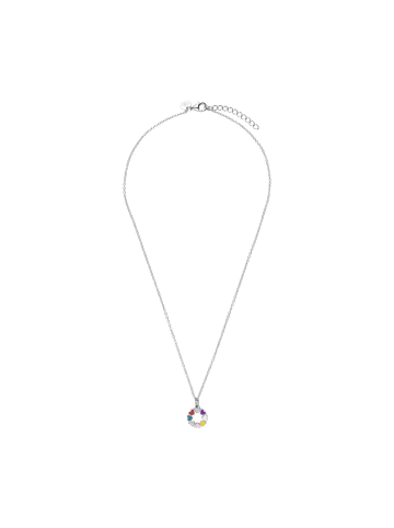 Tom Tailor Kette mit Anhänger Silber 925, rhodiniert in silber