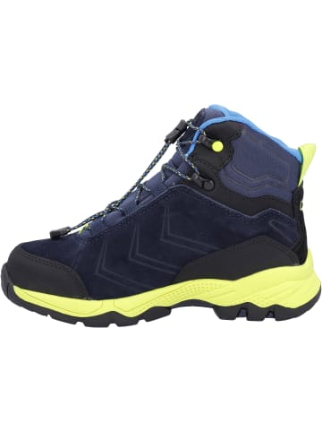 cmp Wanderschuhe MELNICK MID WP in black blue-lime