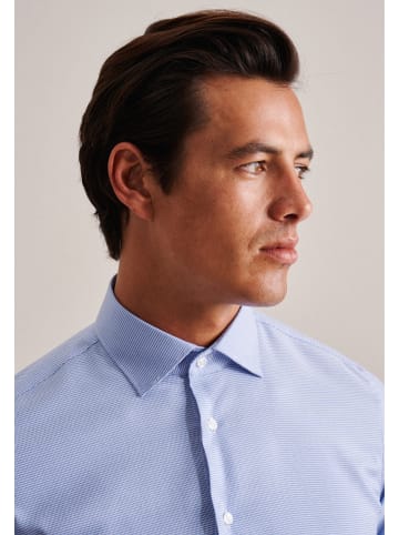 Seidensticker Business Hemd Slim in Mittelblau