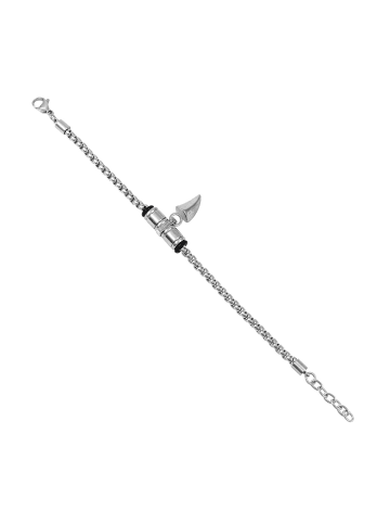 Police Herrenarmband Serrator Edelstahl Silber