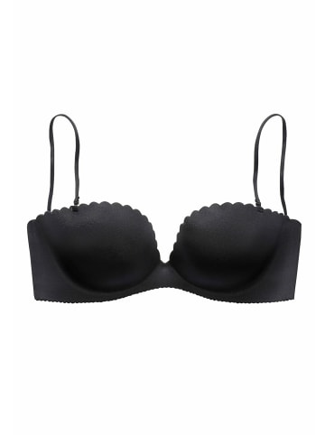 LASCANA Push-up-BH in schwarz