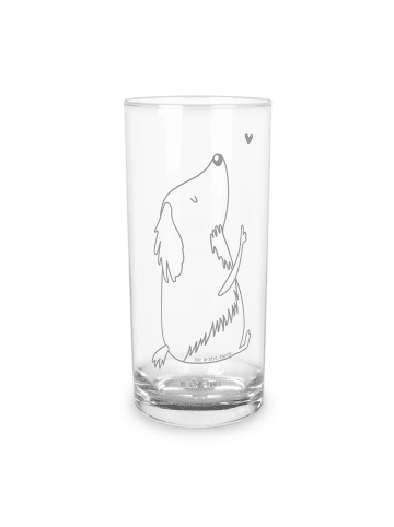 Mr. & Mrs. Panda Glas Hund Liebe ohne Spruch in Transparent