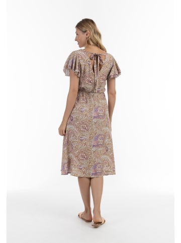 VIRITA Women Kleid Mit Paisley-Print in Flieder Multicolor