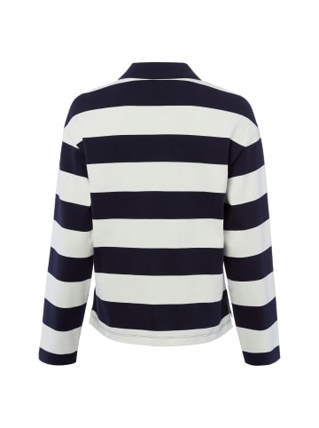 s.Oliver Langarm-Poloshirt in ecru marine