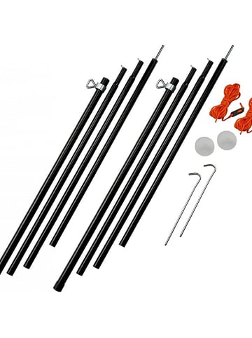 Vango Vango ADJUSTABLE STEEL KING POLES in Schwarz
