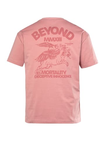 STHUGE Kurzarm T-Shirt in dunkelrosa