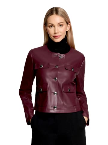 Betty Barclay Blazer-Jacke langarm in Dark Aubergine