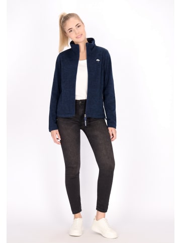 Schmuddelwedda Damen Fleecejacke in Marine Melange