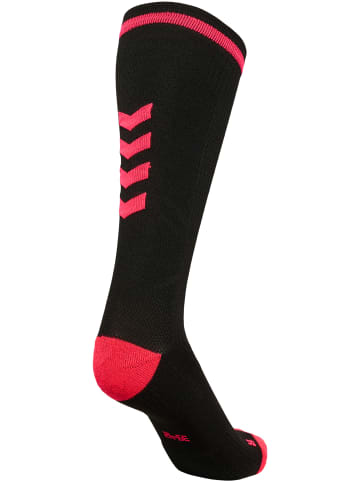 Hummel Hummel High Indoor Socks Elite Multisport Erwachsene Schnelltrocknend in BLACK/DIVA PINK