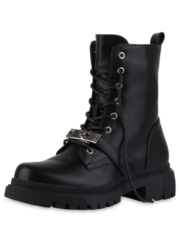 VAN HILL Schnürstiefeletten Esme in Schwarz
