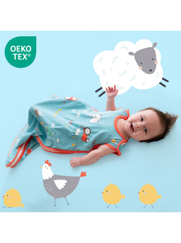 Schlummersack Bio Babyschlafsack, 1.0 TOG in Blau