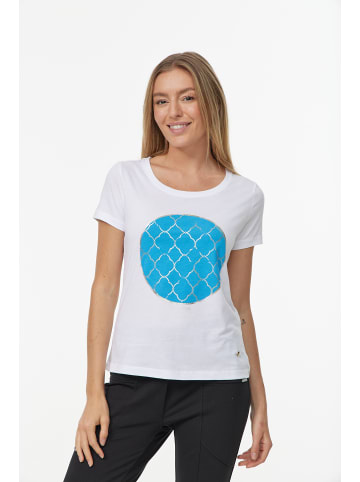 Decay T-Shirt in weiss-blau