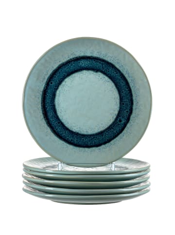 LEONARDO Keramikteller MATERA 6er-Set 22,5 cm blau