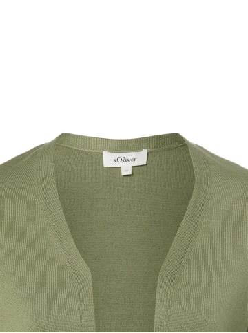 s.Oliver Strickjacke in khaki - 0001