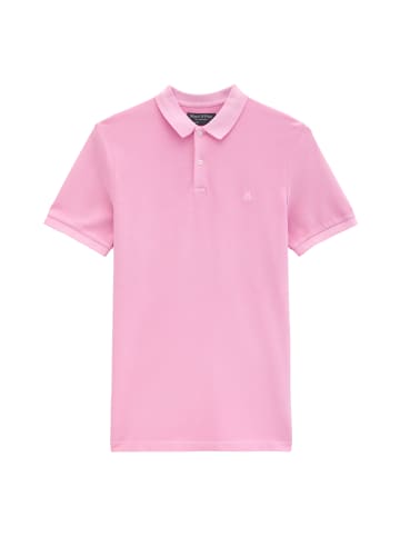 Marc O'Polo Poloshirt Piqué shaped garment-dyed in Mellow Rose