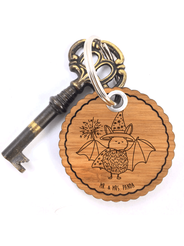 Mr. & Mrs. Panda Schlüsselanhänger Fledermaus Zauberer ohne Spruch in Braun