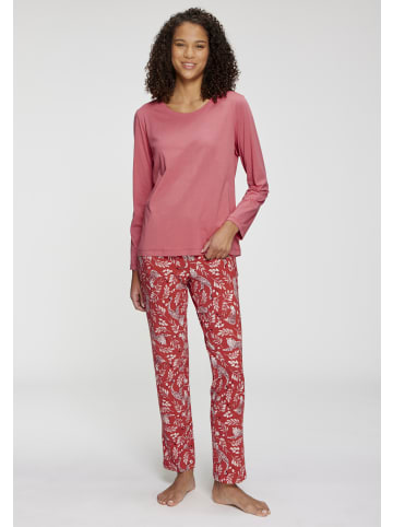 VIVANCE DREAMS Pyjamaoberteil in rot