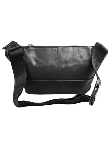 Chiemsee Gürteltasche echt Leder in schwarz