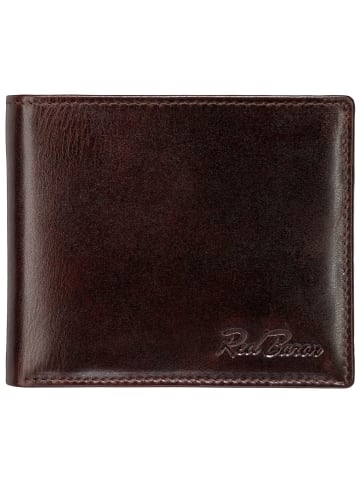 Red Baron Portemonnaie in Rotbraun - (L) 12 x (B) 10 cm