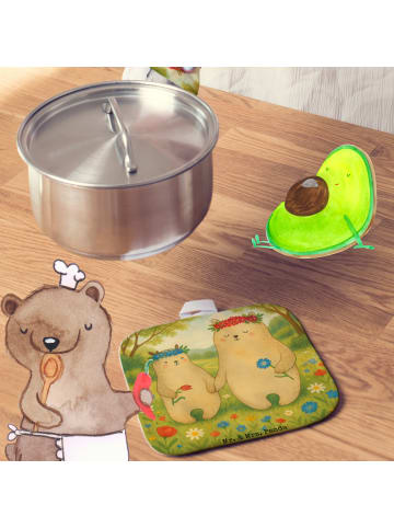 Mr. & Mrs. Panda Topfhandschuhe Bären mit Blumenkranz Design ohn... in Weiß