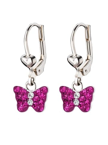 schmuck23 Silber Ohrringe 925 Schmetterling 0,7 cm x 0,8 cm