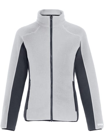 Uvex Fleecejacke/Fleecepullover in Weiß