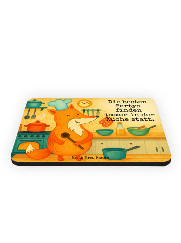 Mr. & Mrs. Panda magnet Fuchs Koch Design mit Spruch in Weiß