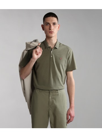 Napapijri Polo "Ealis Ss Sum" in Grün