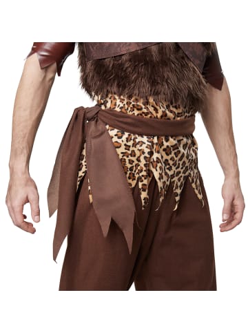 tectake Langes Shirt mit Fleckenmuster, braun