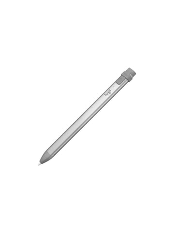Logitech Wiederaufladbarer Touchpen mit austauschbarer Kohlefaserspitze Grau in Grau