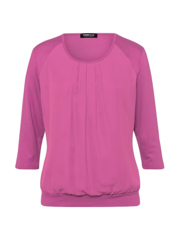 Frank Walder Blusenshirt mit doppeltem Vorderteil in Frozen Berry