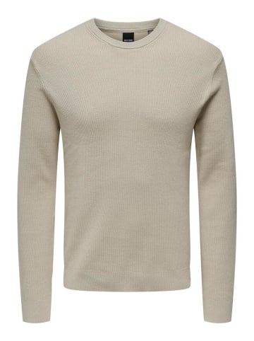 Only&Sons Pullover in Silver Lining