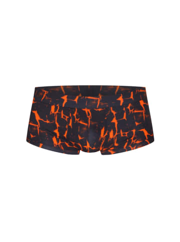 Oboy Sprinterpants U127 in schwarz/orange